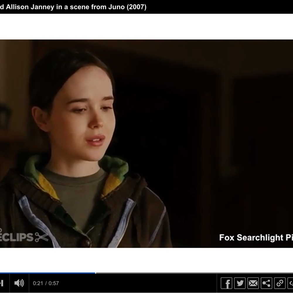 Sweater vest from the movie Juno,worn by Ellen/Elliot Page.Impeccable condition.